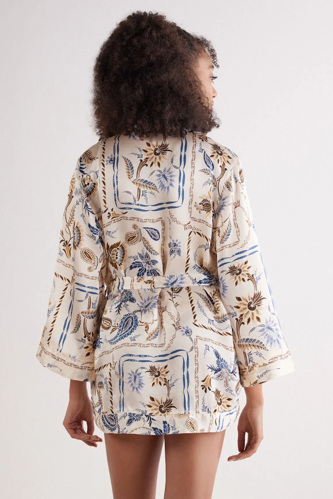 Kimono en soie ITALIAN RIVIERA