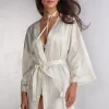 Kimono en Soie PRETTY FLOWERS