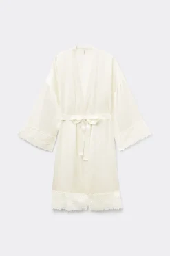 Kimono en Soie PRETTY FLOWERS