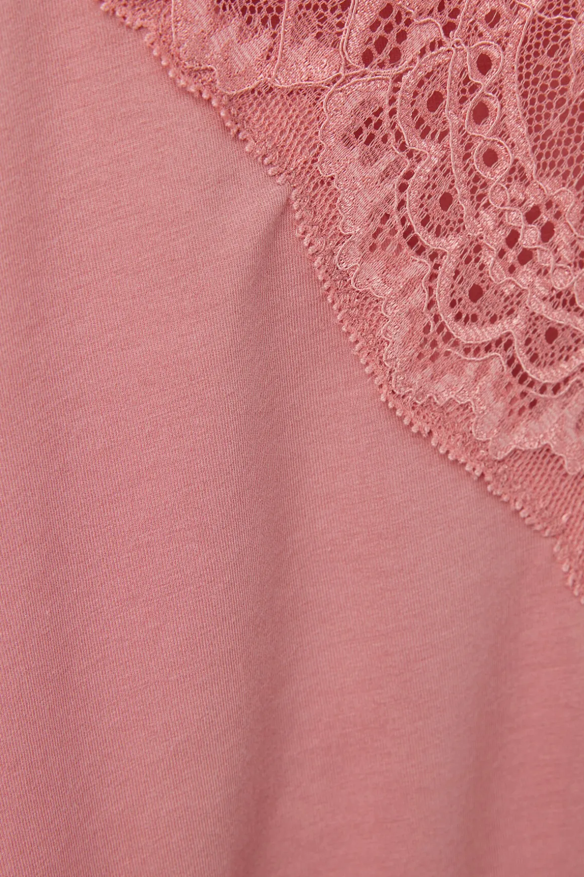 Nuisette en coton et dentelle EMBRACE SIMPLICITY