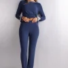 Pantalon avec chevilles resserrÉes en modal PRETTY FLOWERS