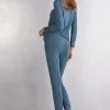 Pantalon avec chevilles resserrÉes en modal PRETTY FLOWERS