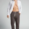 Pantalon en lin et coton
