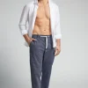 Pantalon en lin et coton