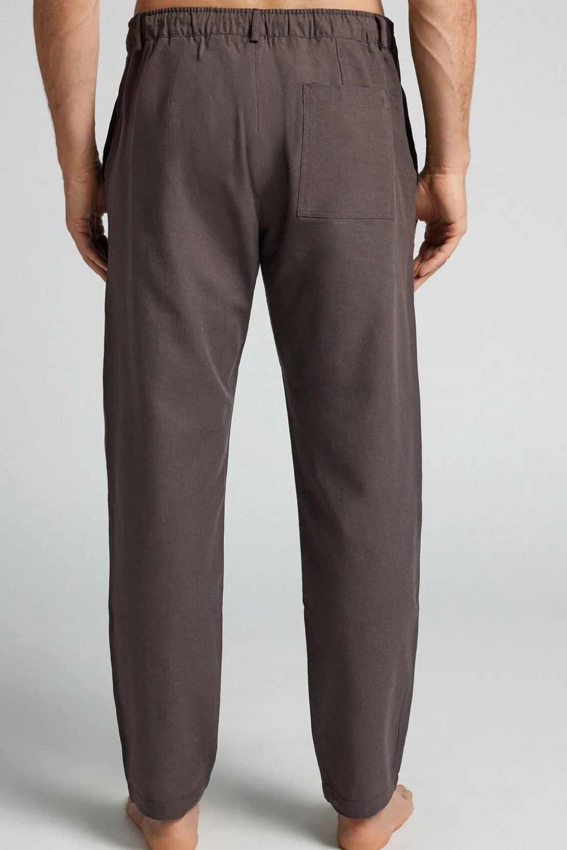Pantalon en lin et coton