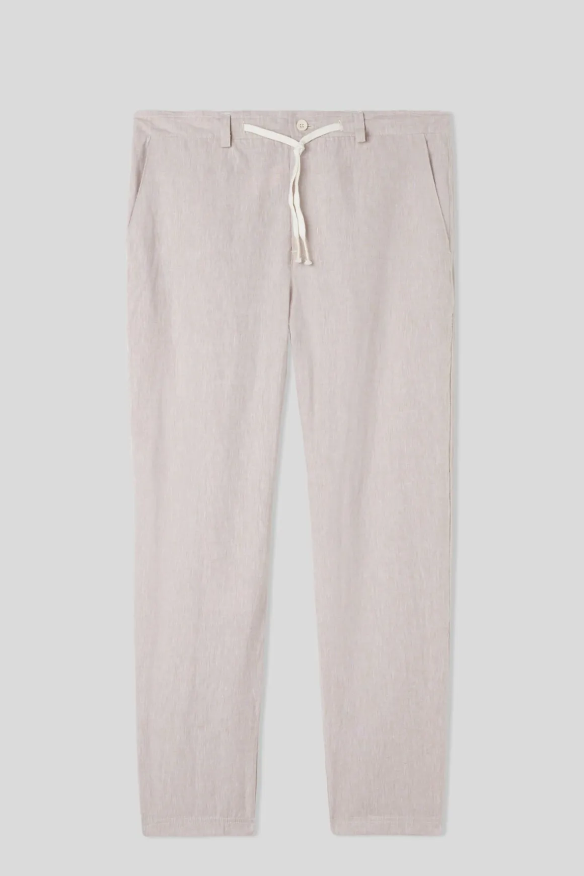 Pantalon en lin et coton