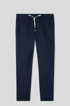 Pantalon en lin et coton