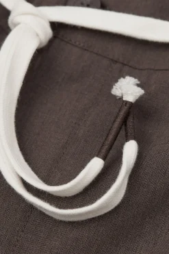 Pantalon en lin et coton