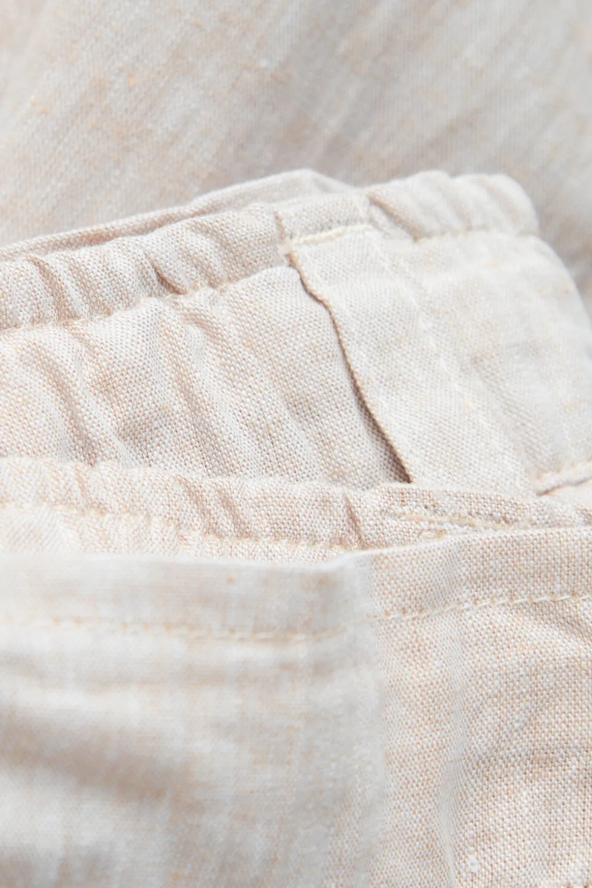 Pantalon en lin et coton