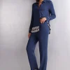Pantalon en modal avec volant PRETTY FLOWERS