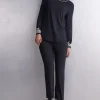 Pantalon en modal avec volant PRETTY FLOWERS