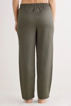 Pantalon en toile de lin