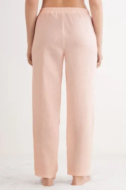 Pantalon en toile de lin