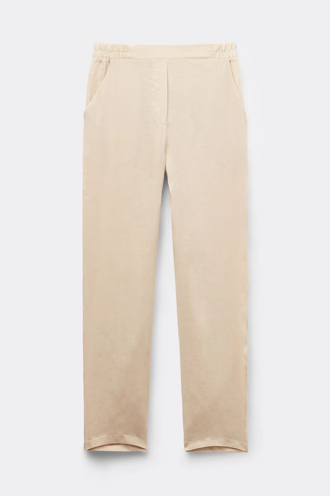 Pantalon en toile de lin