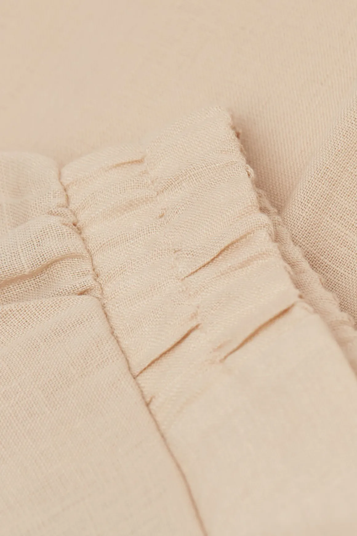Pantalon en toile de lin