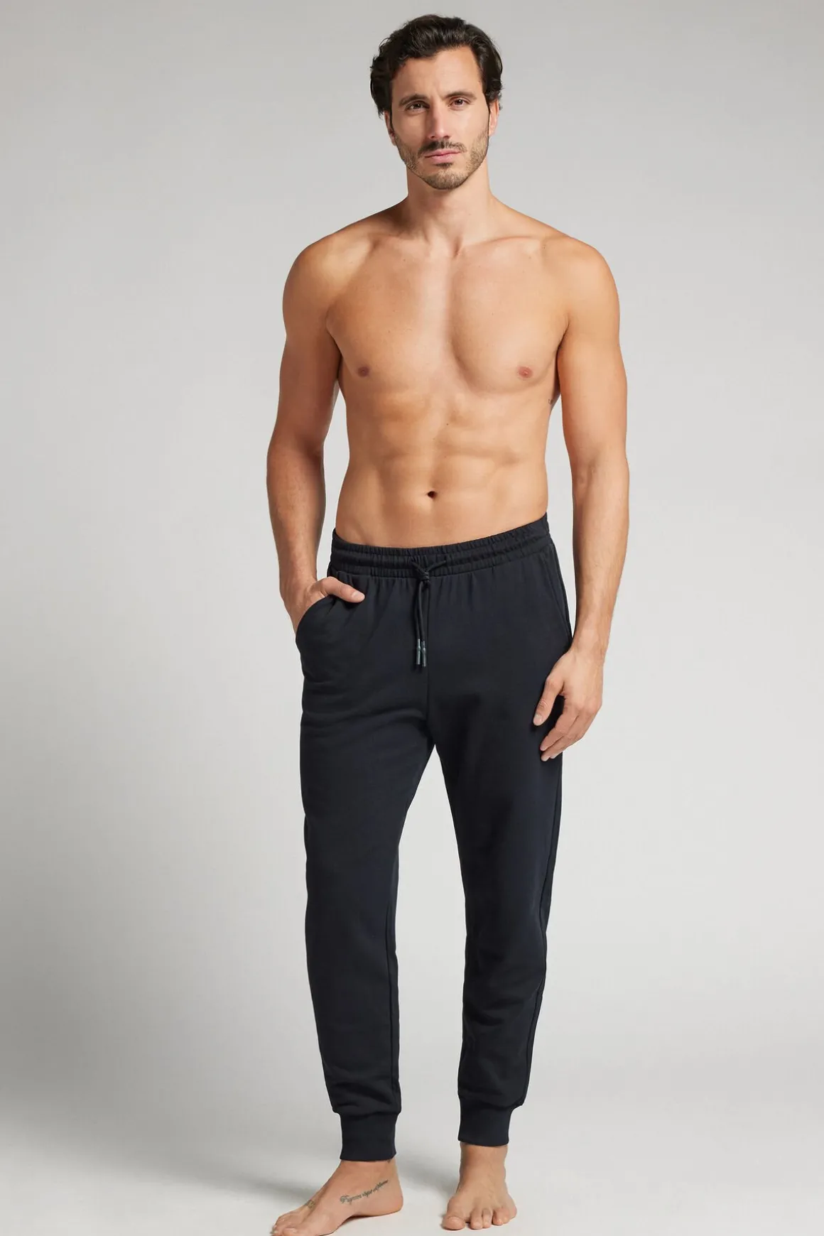 Pantalon long en molleton de coton