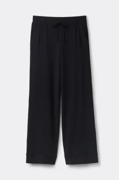 Pantalon long palazzo en modal