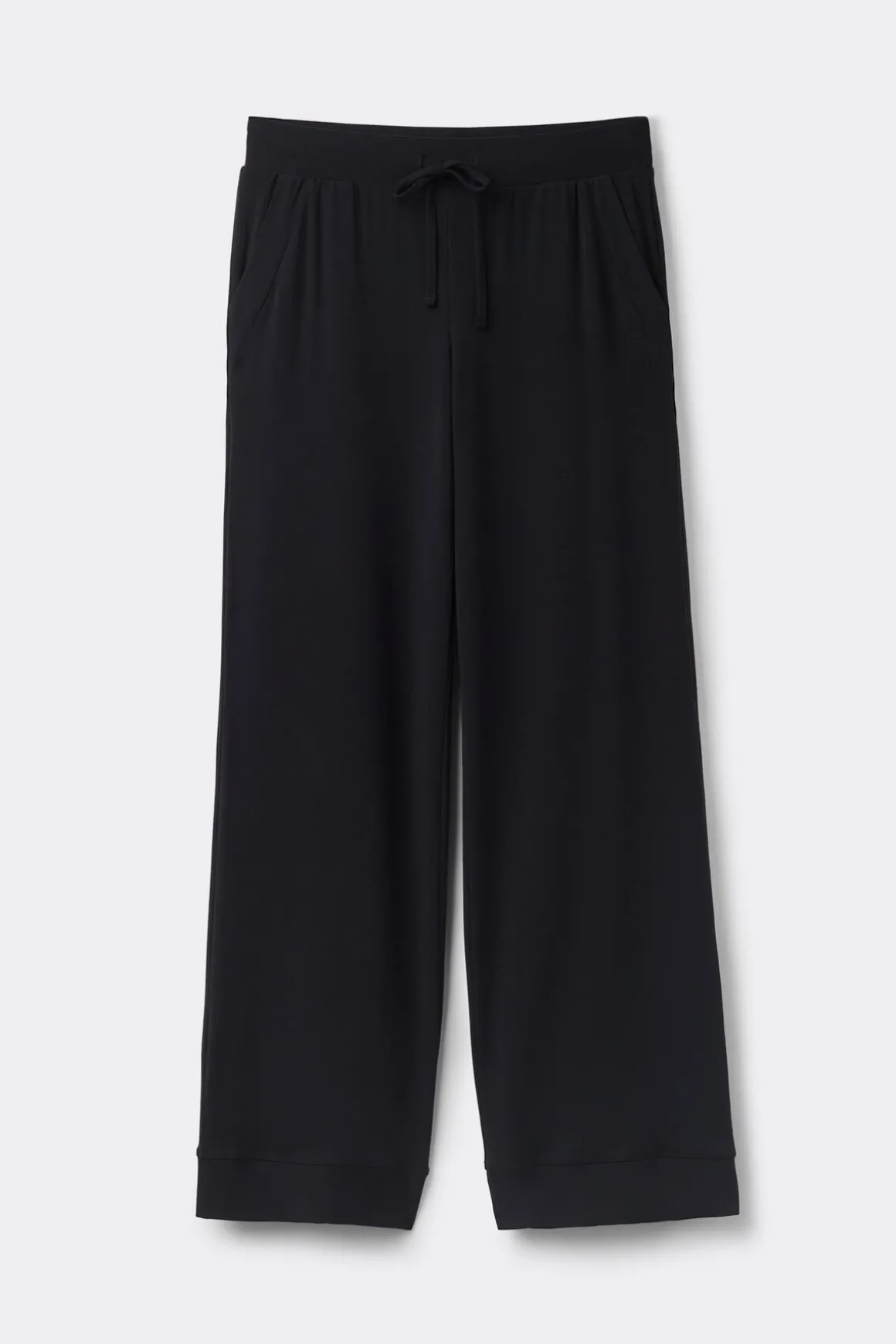 Pantalon long palazzo en modal