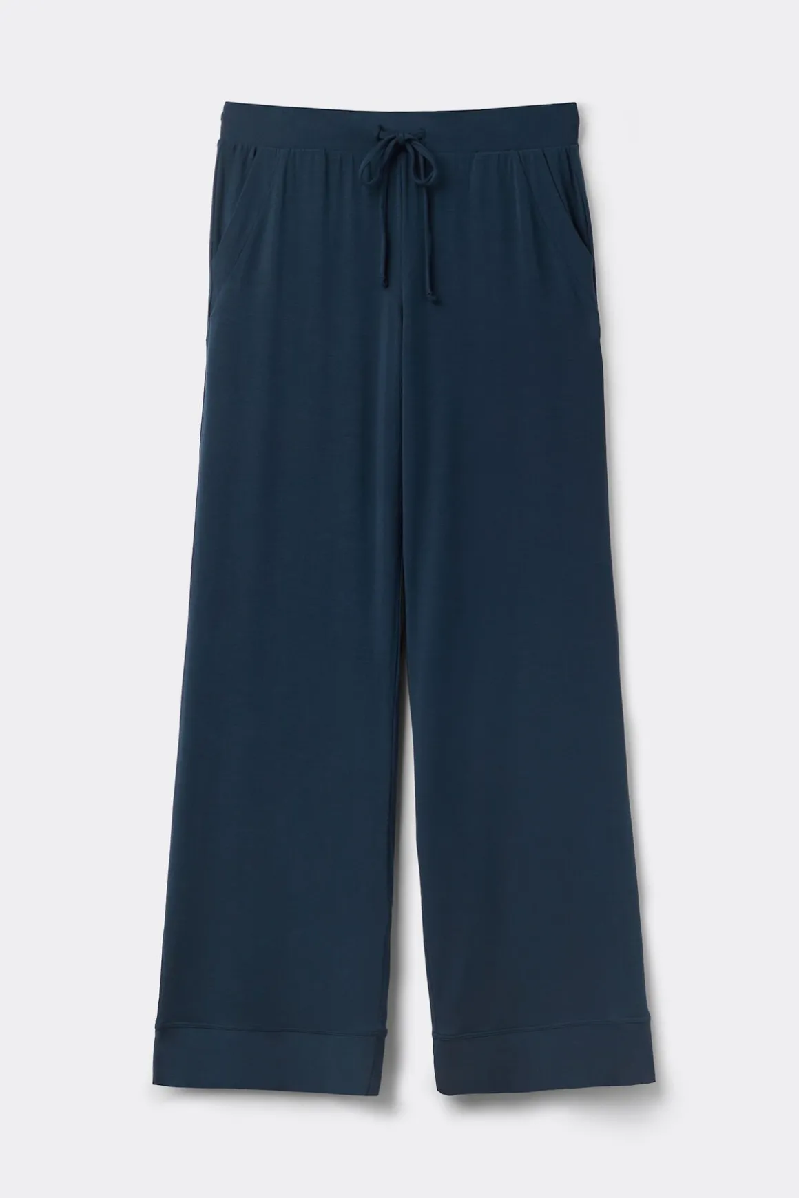Pantalon long palazzo en modal