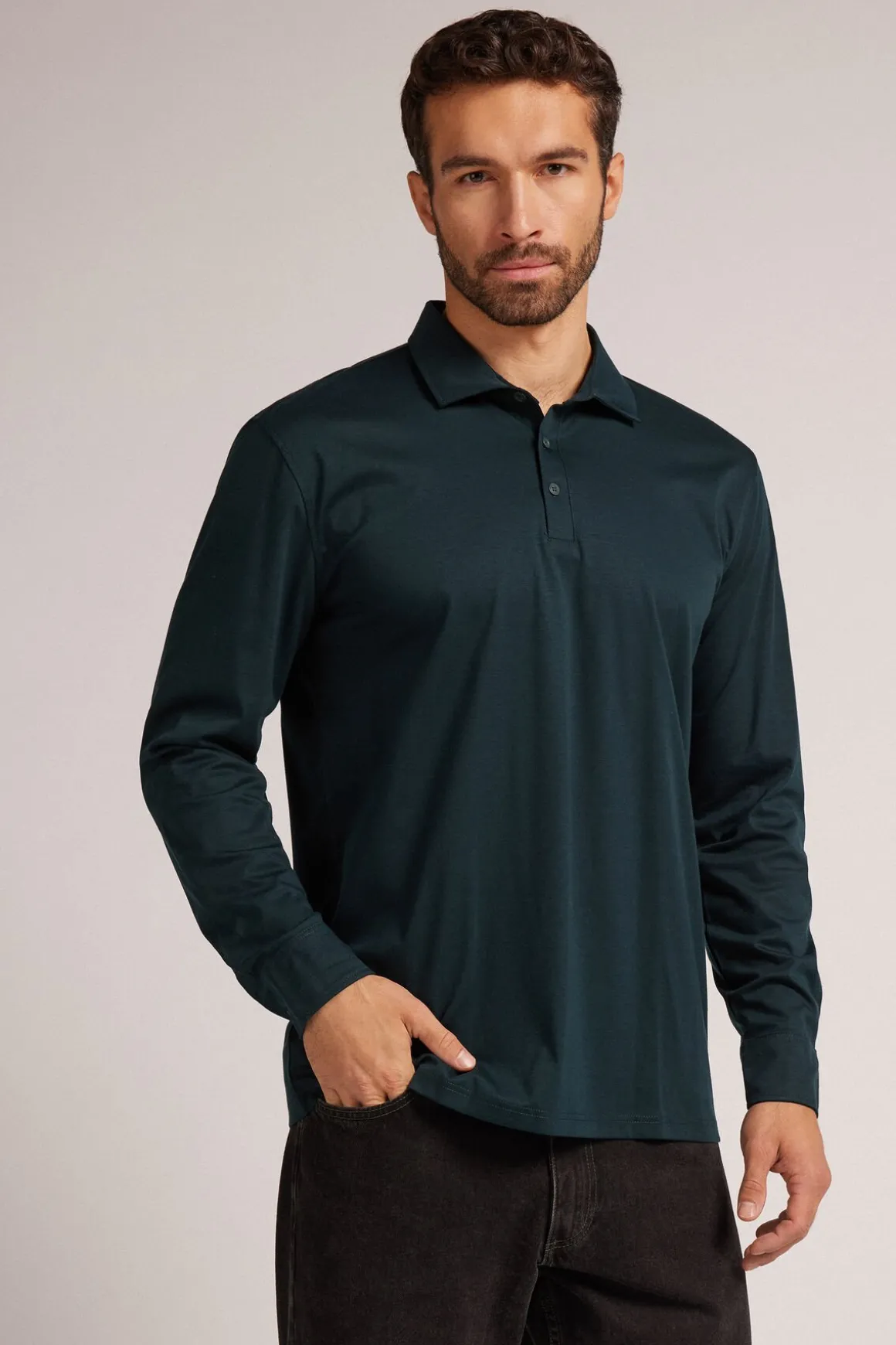Polo en coton mercerisÉ