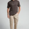 Polo manches courtes en lin