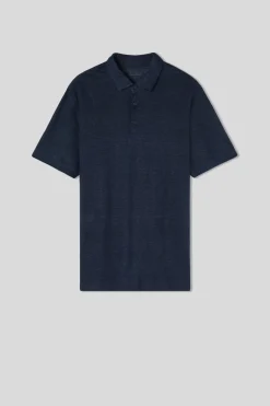 Polo manches courtes en lin