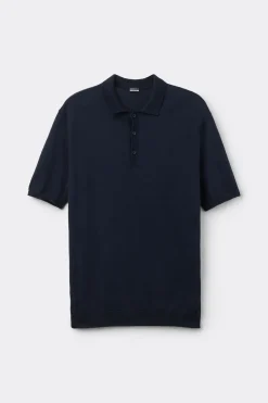 Polo manches courtes en maille de coton