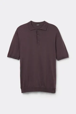 Polo manches courtes en maille de coton