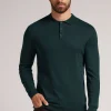 Polo manches longues en maille