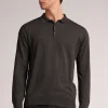 Polo manches longues en maille
