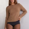 Pull en cachemire manches longues
