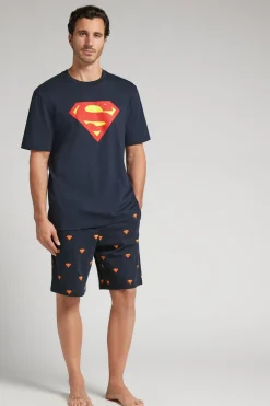 Set de pyjama court en coton DC Comics Superman