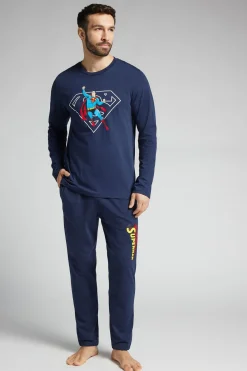 Set de pyjama long en coton DC Comics Superman