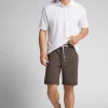 Short en lin et coton