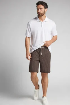 Short en lin et coton