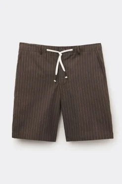 Short en lin et coton