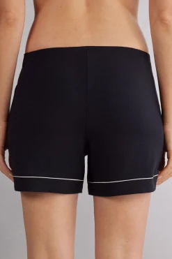 Short en modal avec bords en contraste
