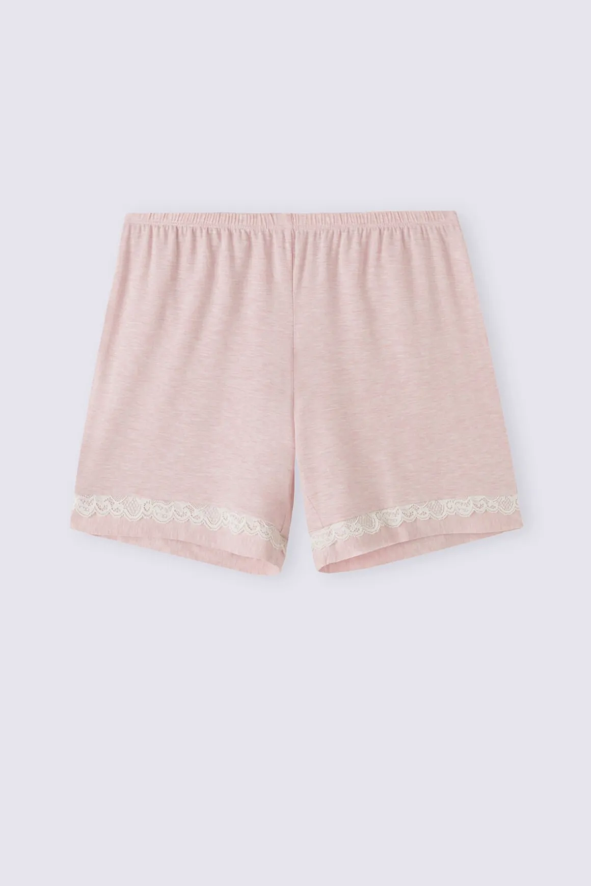 Short en modal et dentelle