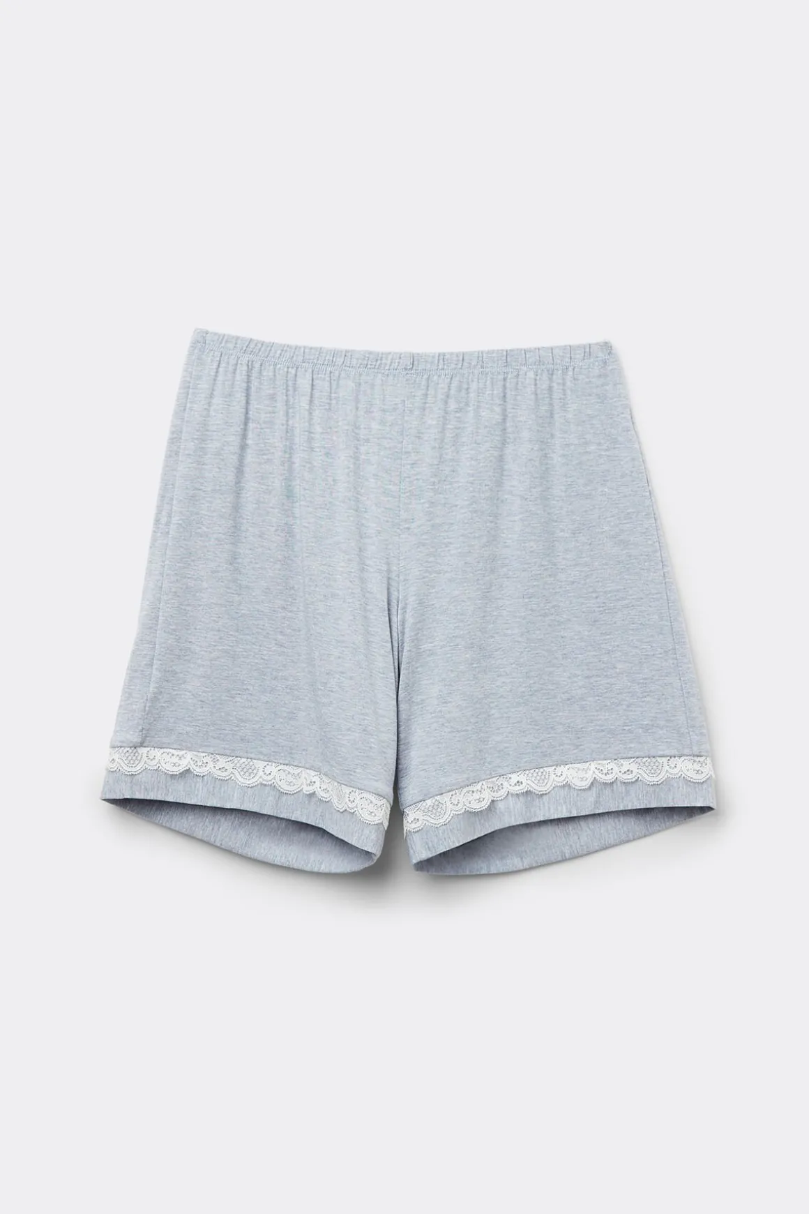 Short en modal et dentelle