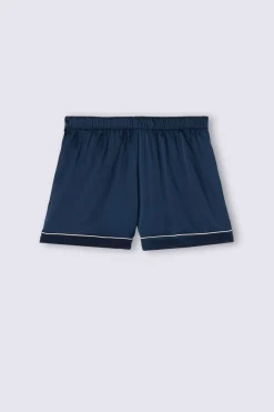Short en soie avec bordure