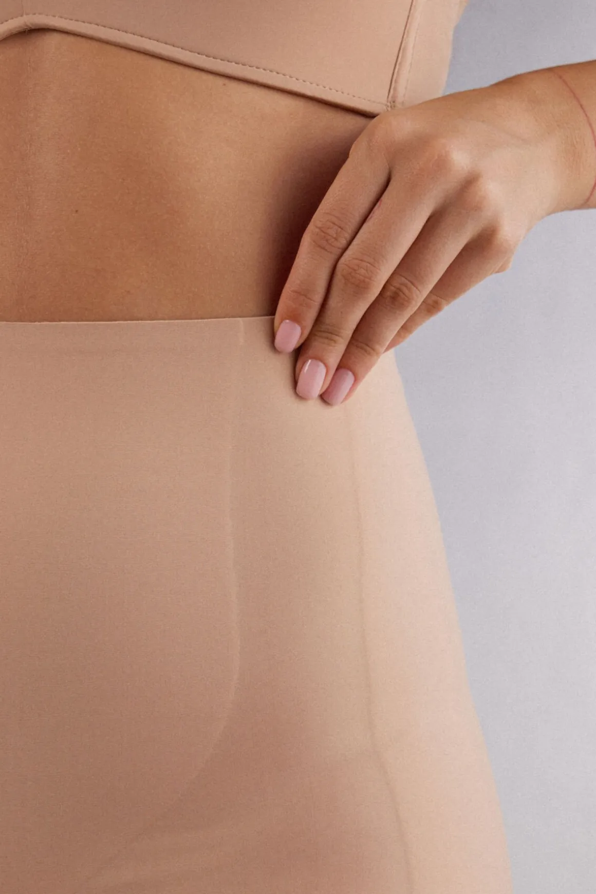 Short sans couture en microfibre