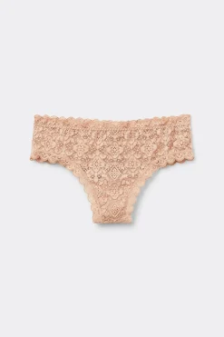 Shorty tanga en dentelle