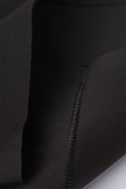 Shorty tanga taille haute en microfibre sans couture