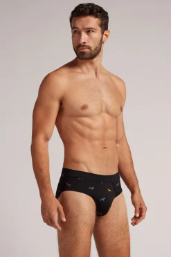 Slip en coton Superior imprimÉ Teckel