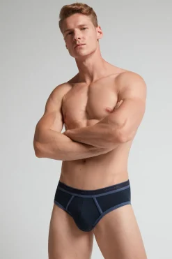 Slip homme en coton Superior à logo