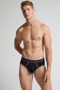 Slip homme en coton Superior à logo