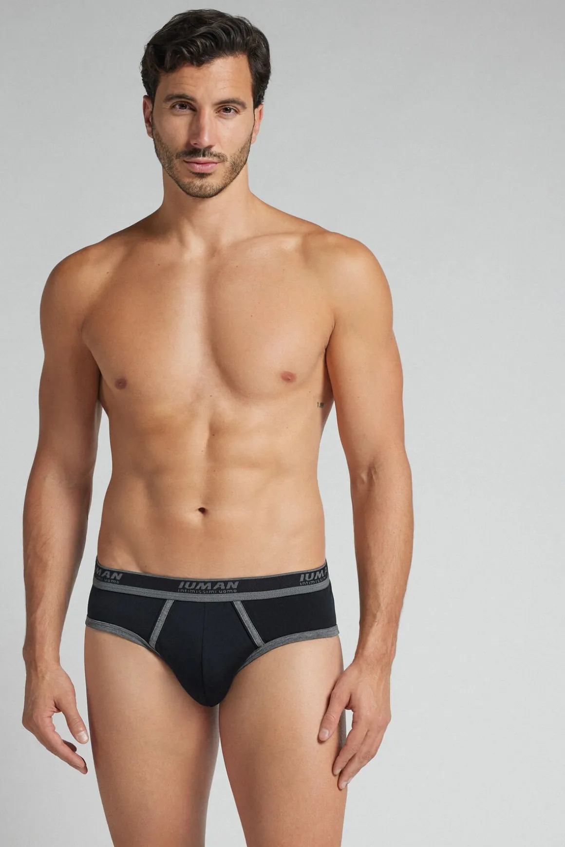 Slip homme en coton Superior avec logo