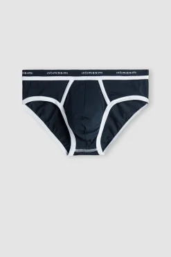 Slip homme en coton Superior à logo