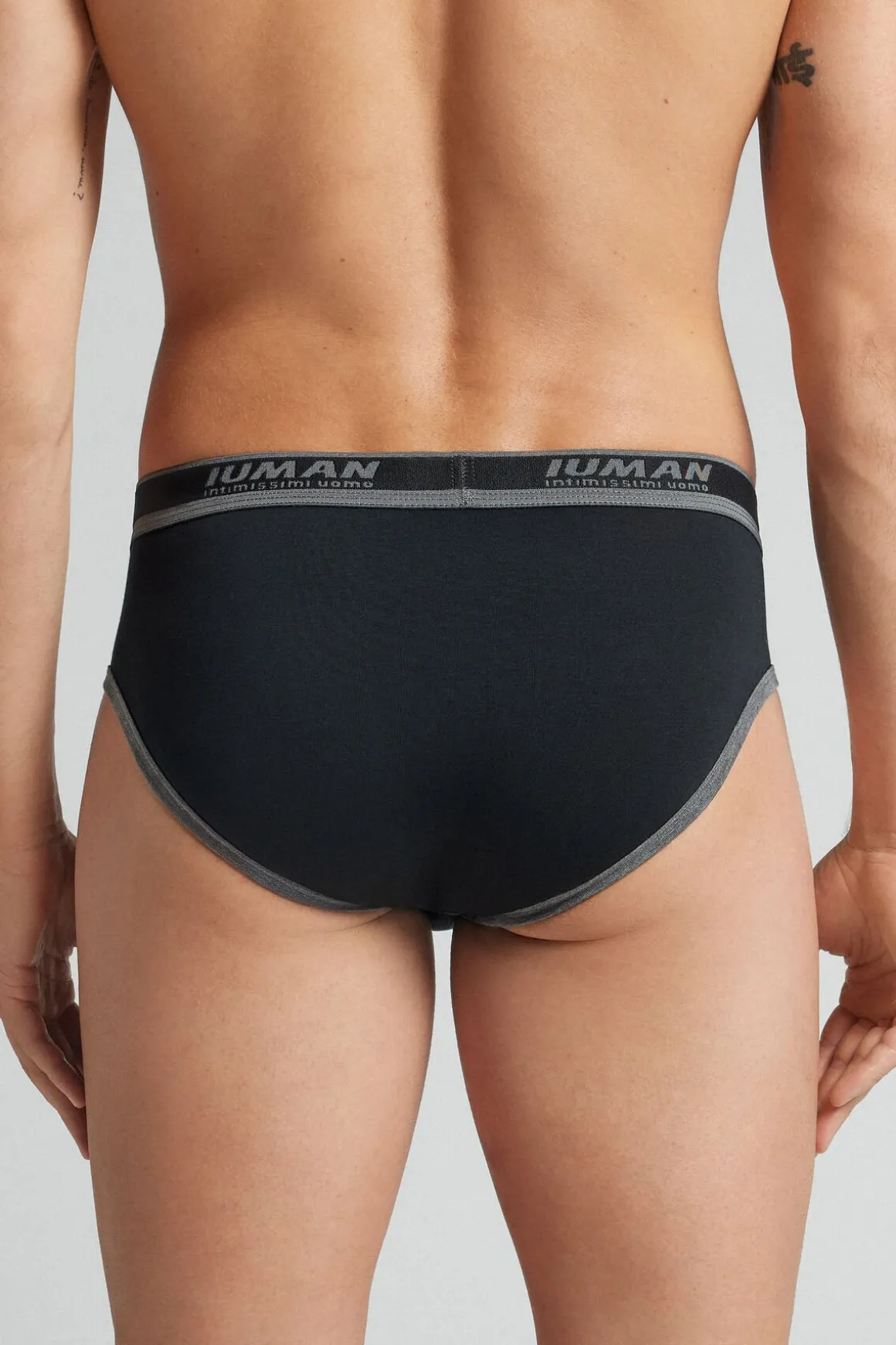 Slip homme en coton Superior avec logo