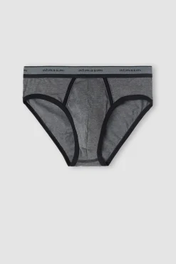Slip homme en coton Superior à logo